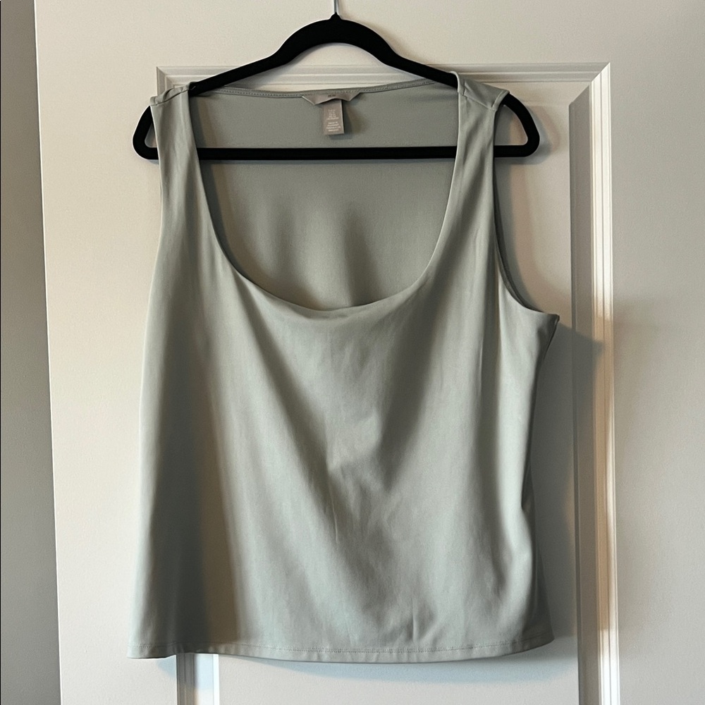 Elegant Women's Sage Green Tank Top